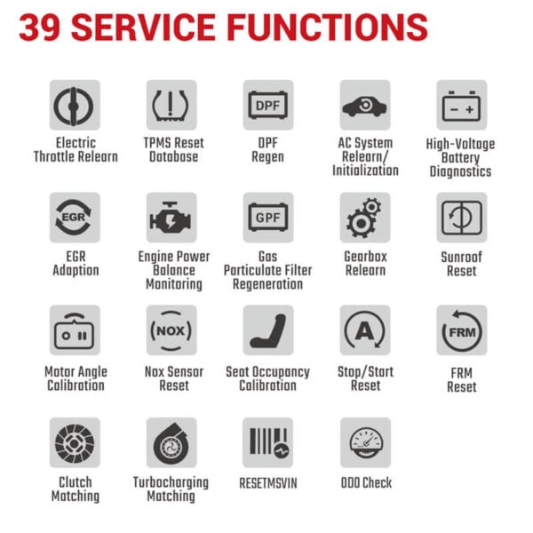 Launch X431 PRO3 SE Car Diagnostic Scanner full-system tool with 39 service functions, CAN FD, DoIP & 3 year free updates - Image 3