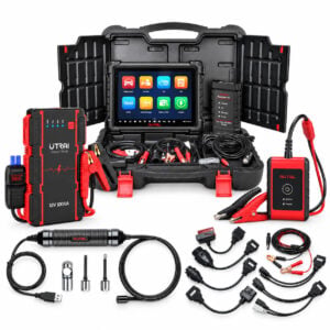Autel MS909 S2 Pro Bundle Kit – MS909 S2 with Intelligent Topology, 8-in-1 OBD Cables, Jstar Mini, MV108S Videoscope & BT506 Battery Tester