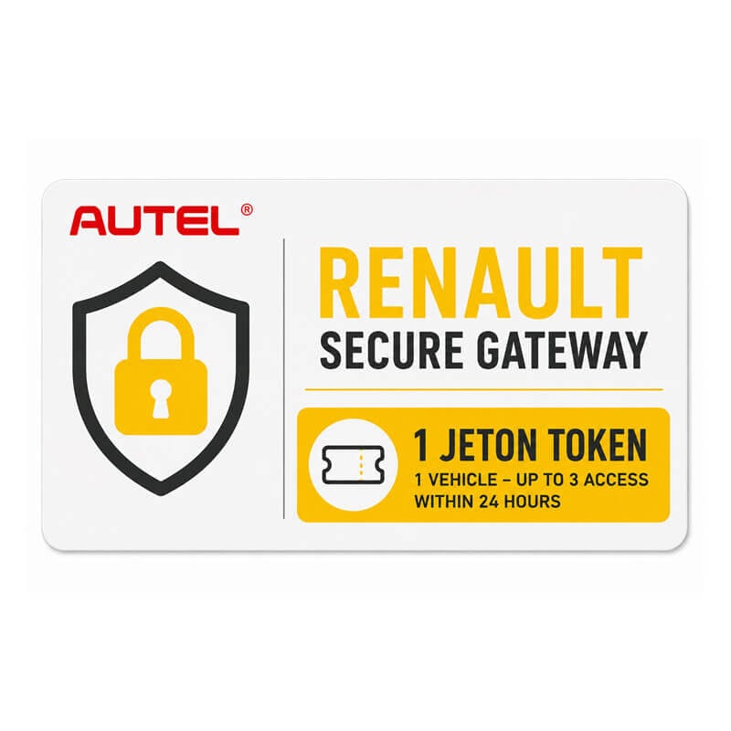Autel Renault Secure Gateway 1 Jeton Token | Single Vehicle SGW Access