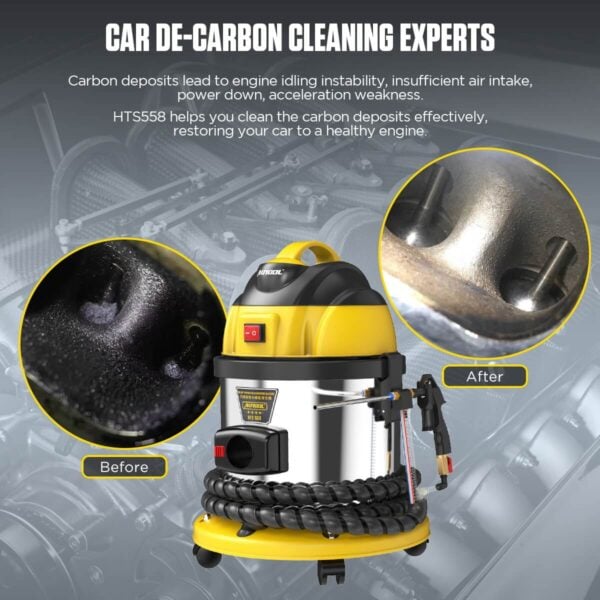 AUTOOL HTS558 Walnut Blaster Kit for Engine Intake Valve Carbon Cleaning - Image 4