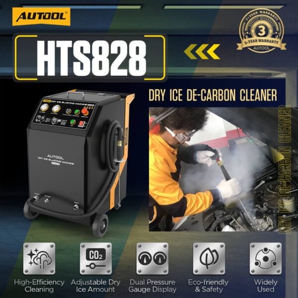 AUTOOL HTS828 Automotive Dry Ice Blasting & Cleaning Machine - Image 2