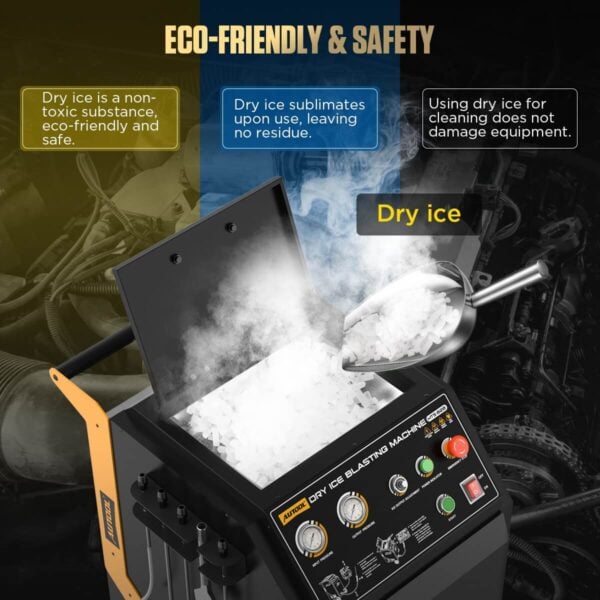 AUTOOL HTS828 Automotive Dry Ice Blasting & Cleaning Machine - Image 4