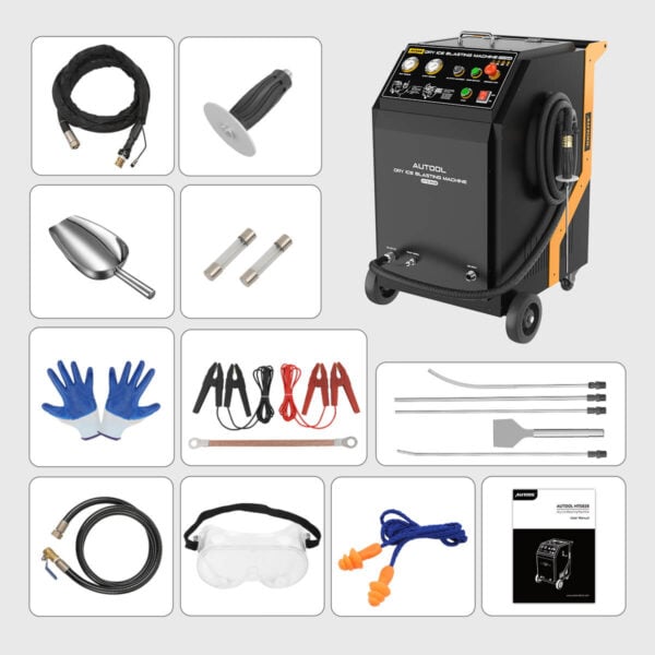 AUTOOL HTS828 Automotive Dry Ice Blasting & Cleaning Machine - Image 11